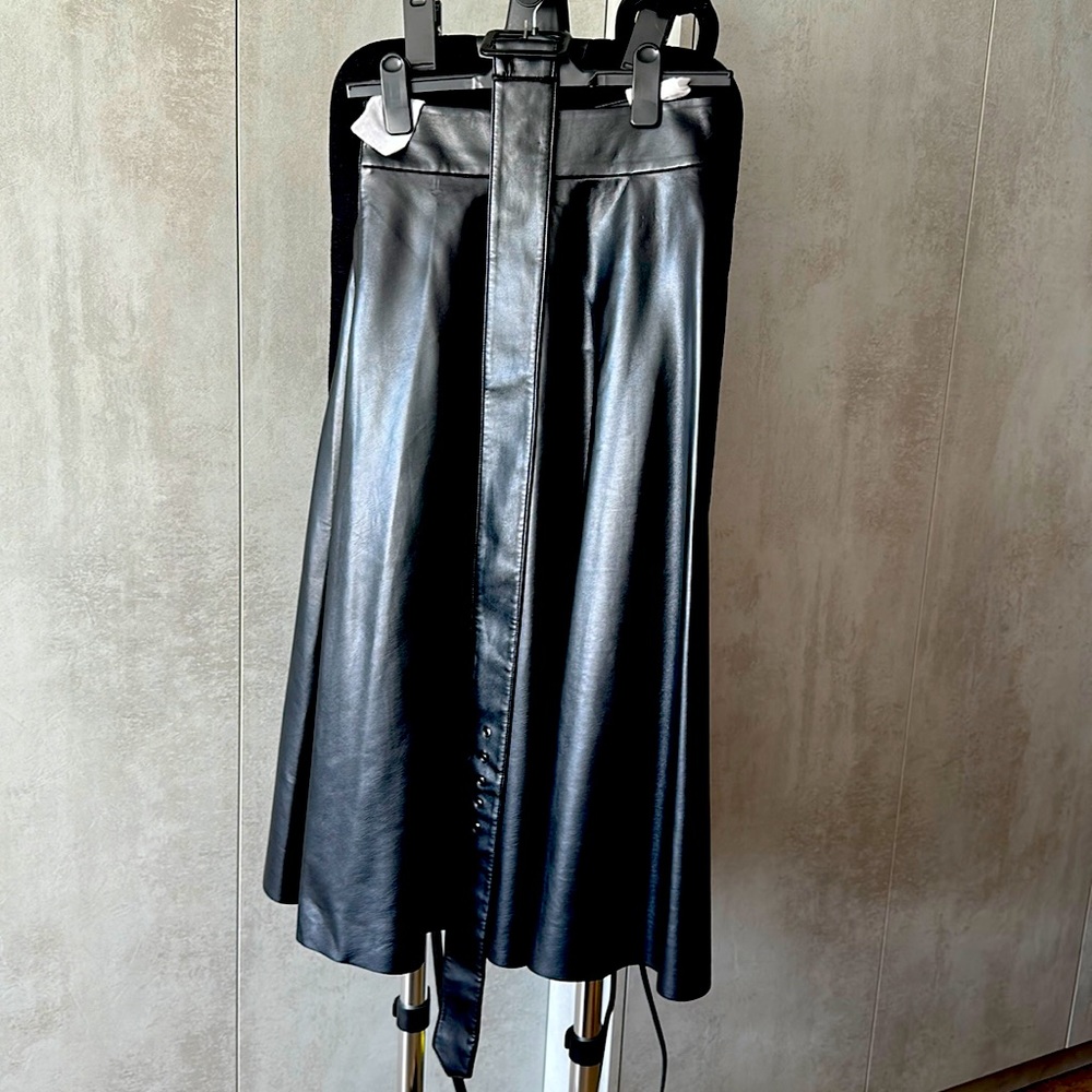 Zara Faux Leather Skirt New with Tags